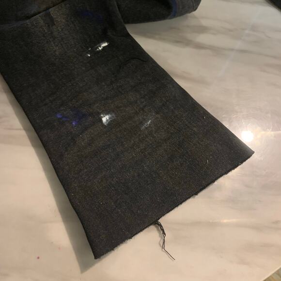 Si Tu Veux Superstack Black Wash Mens Jeans Size 34 - Picture 10 of 12